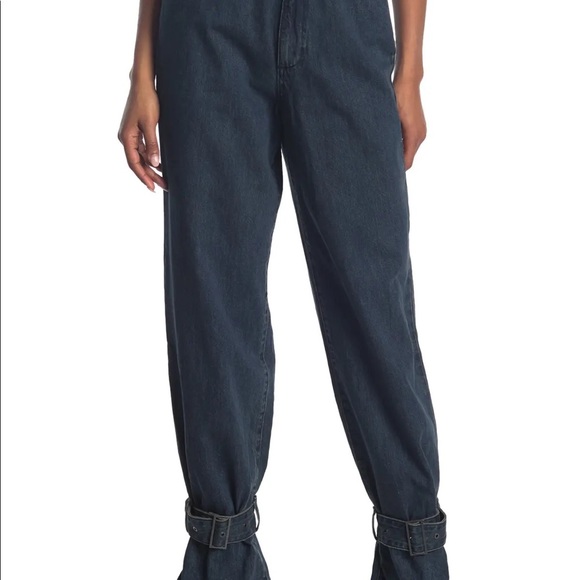 WeWoreWhat Paperbag Buckle Jean - Picture 3 of 4